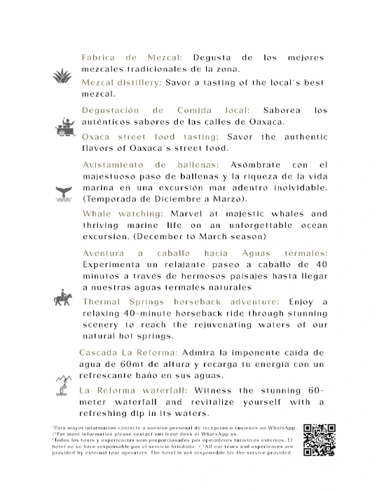 cascada mezcal hotel villa puerto escondido