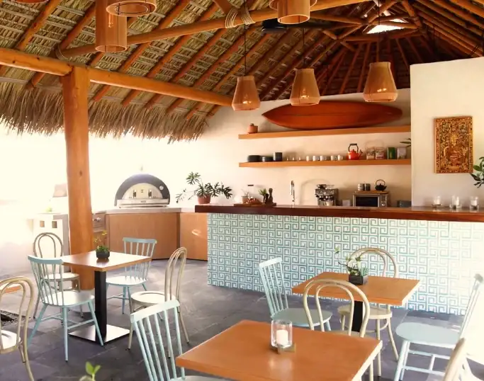 palapa restaurante leña hotel villa puerto escondido